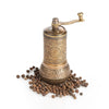 Black Pepper and Spice Grinder, Manual Pepper Mill with Handle - CRYSTALIA GLASS